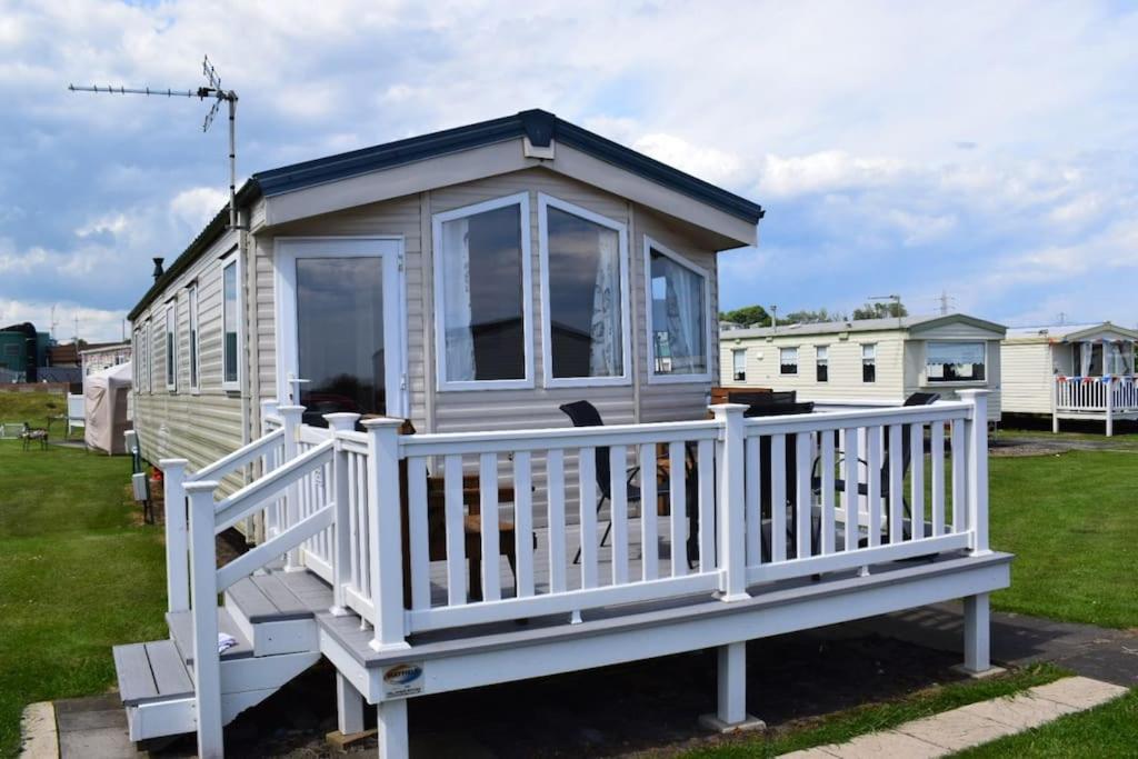 Cosy & Modern Private Seaview Caravan North Seaton Eksteriør billede