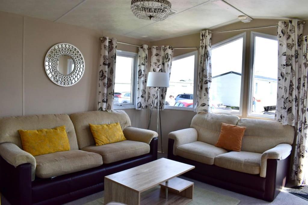 Cosy & Modern Private Seaview Caravan North Seaton Eksteriør billede